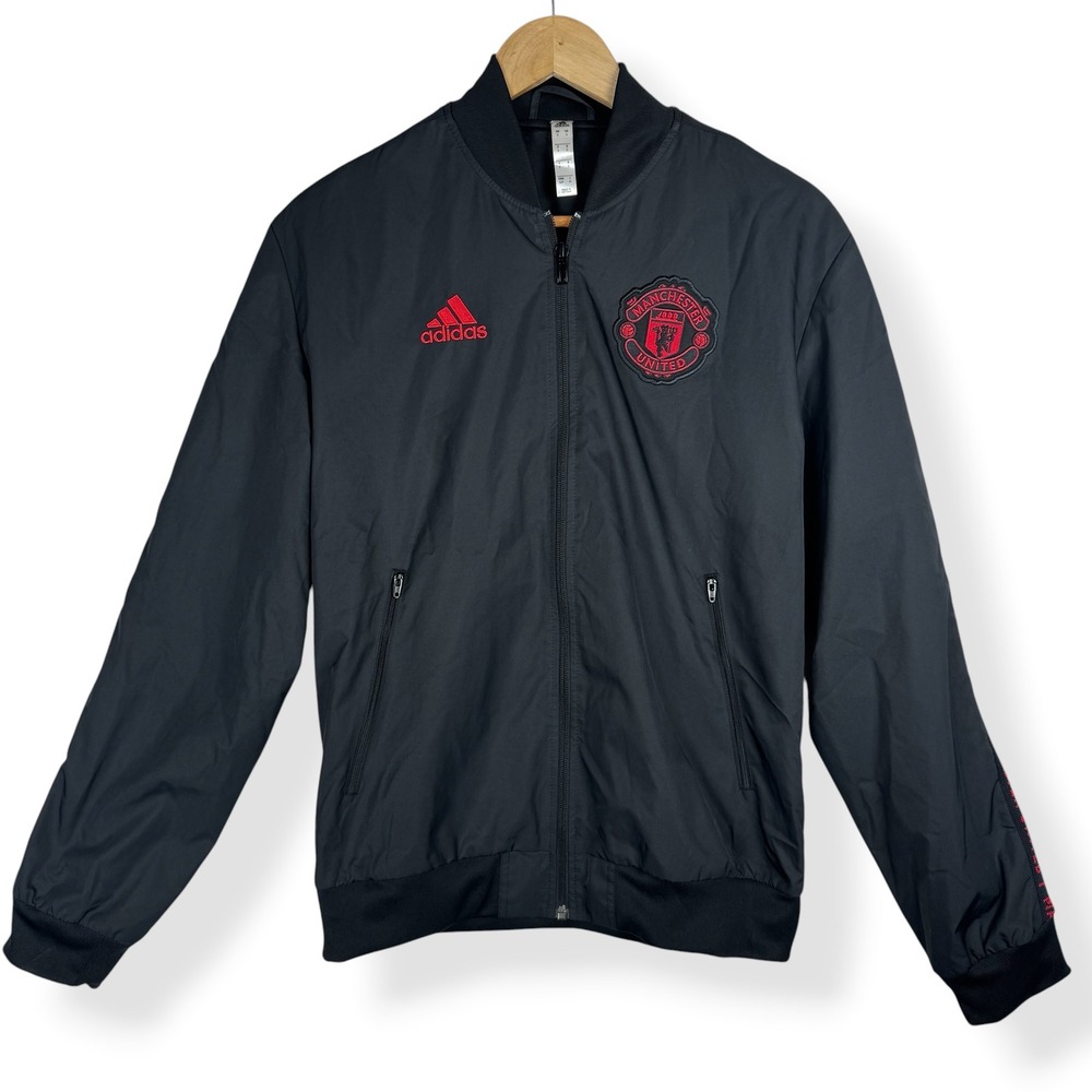 Adidas Manchester United Size Small 2018 Anthem Bomber Jacket Football Blokecore